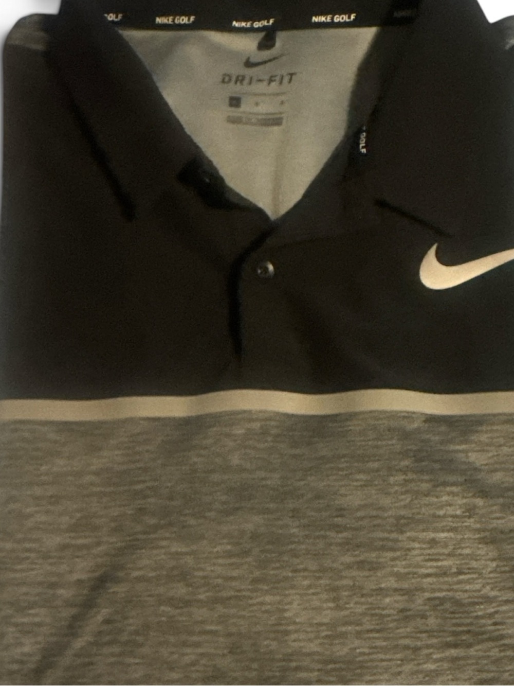 Nike Golf Dri-Fit Victory Color Block Polo, Size Large
